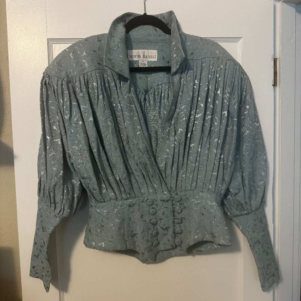 Vintage Norma Kamali - Blue/Green, Size 8